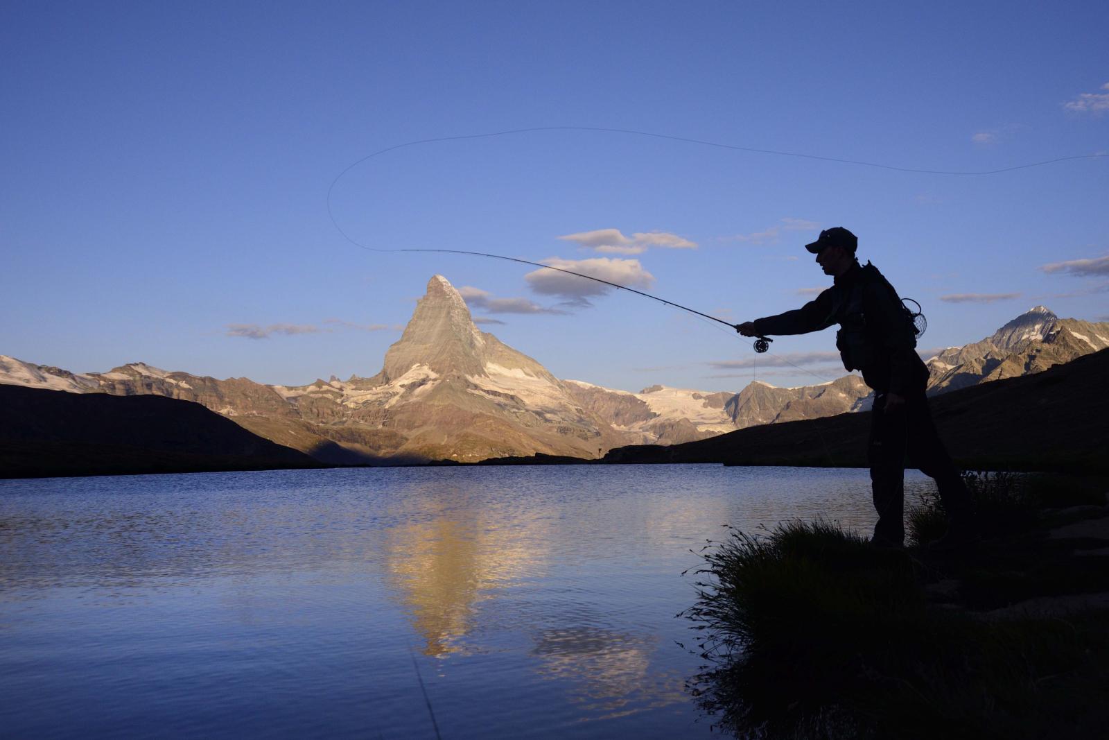 Fly Fishing in Zermatt Switzerland