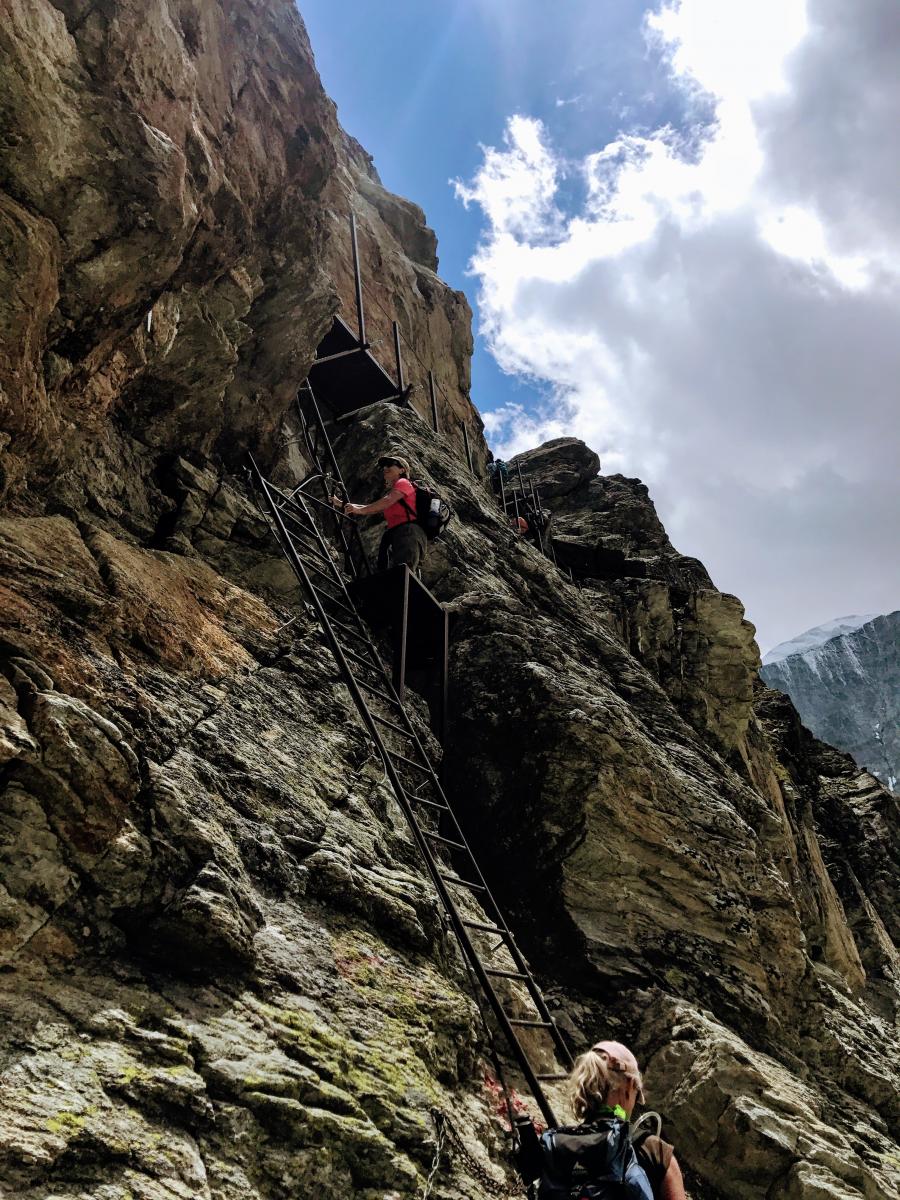 Pas de Chèvres Ladders